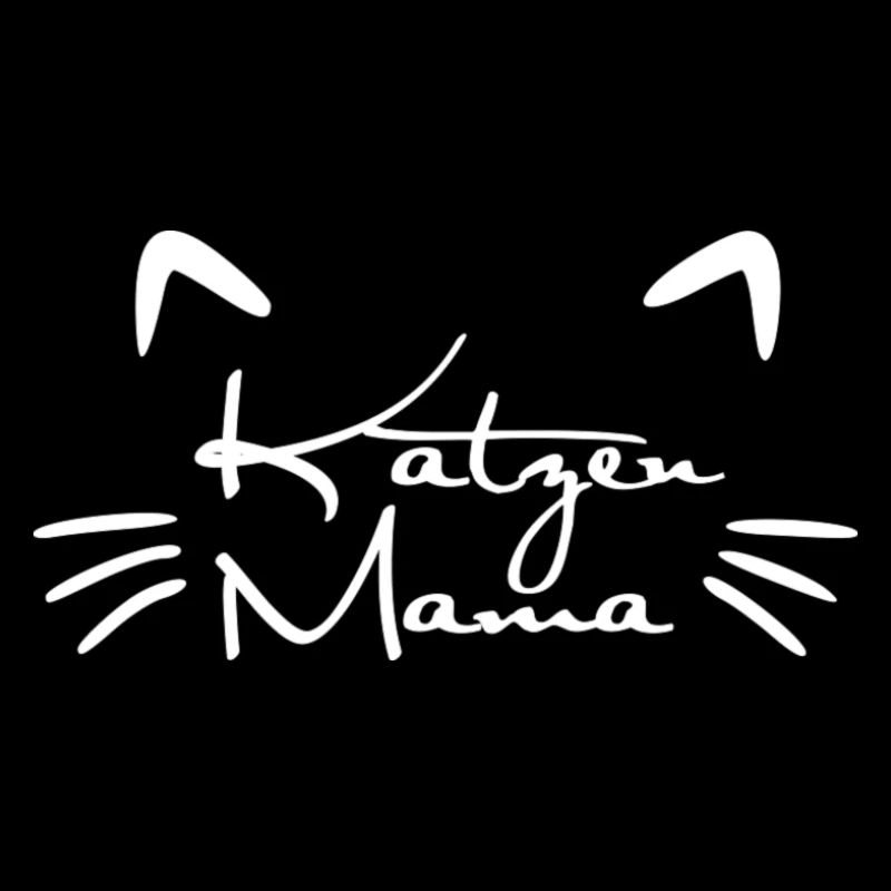 Katzen Mama weiss