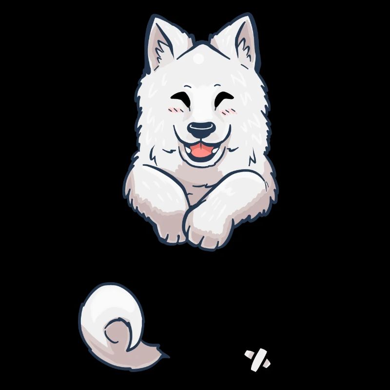 Chiot Samoyed de poche