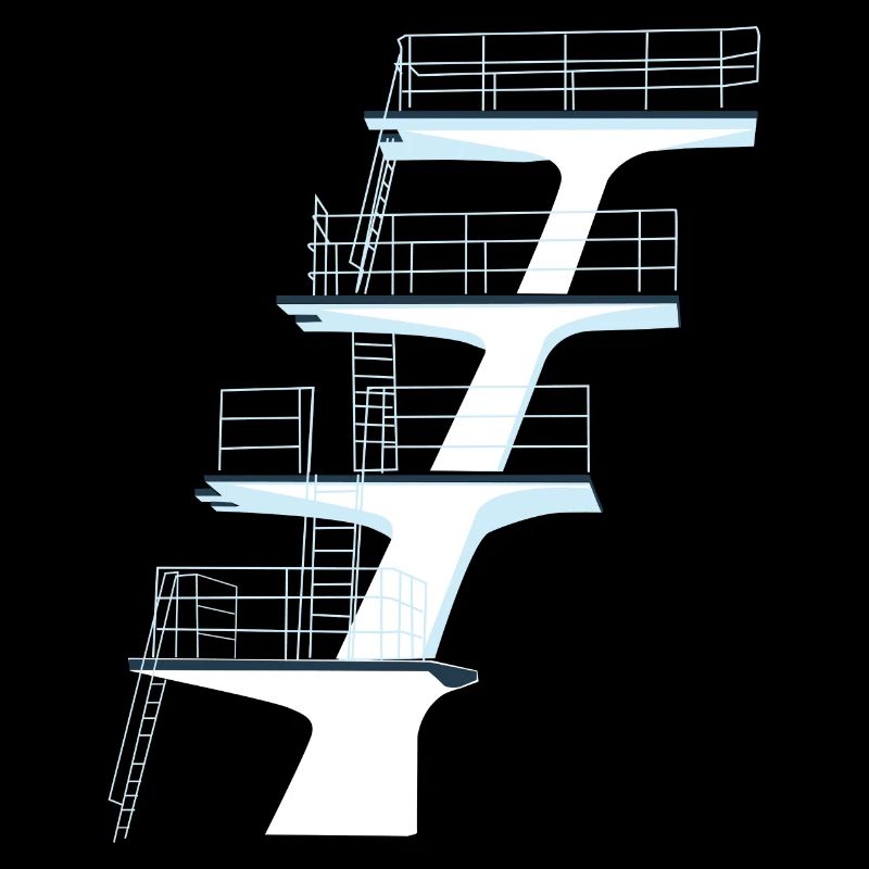 diving tower outdoor pool