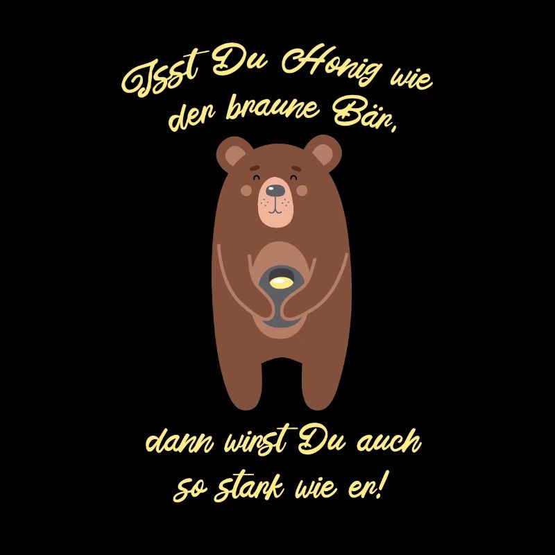 Isst Du Honig wie ein Bär Geschenkidee