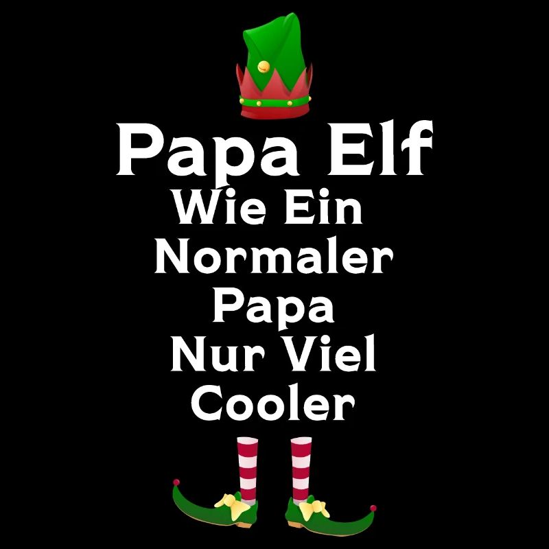 Papa Elf Vater Geschenk
