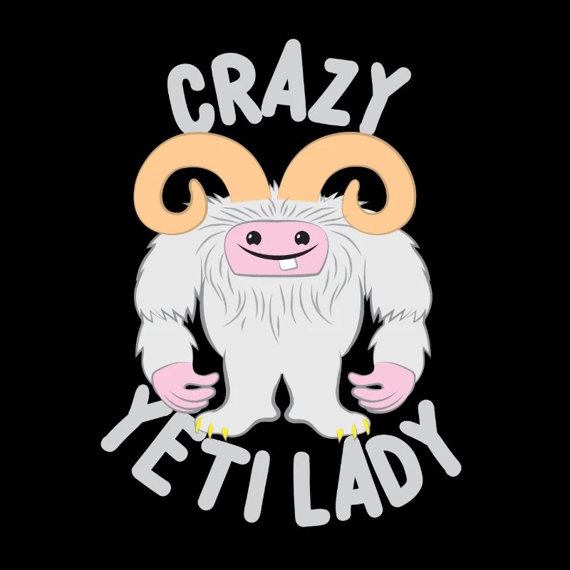 Crazy yeti lady