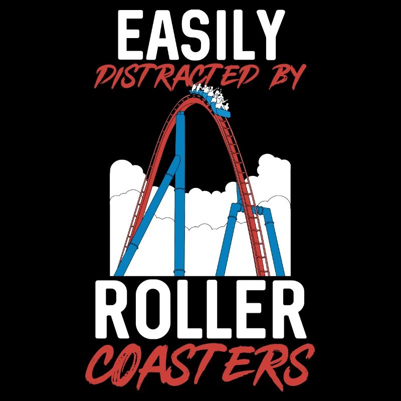 Achterbahn Rollercoaster Freizeitpark