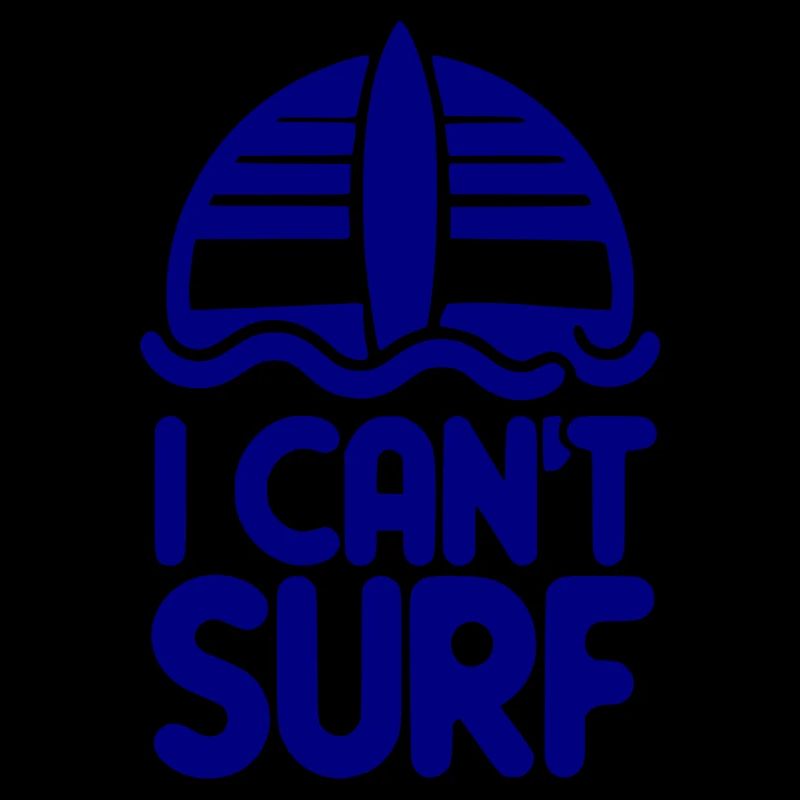 I Can’t Surf - Design de plage rétro