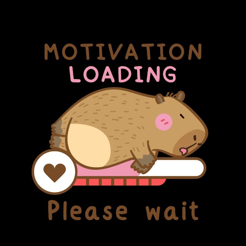 Capybara endormi : la motivation est chargée