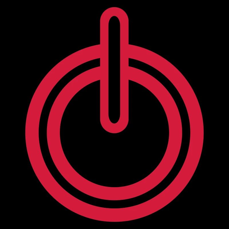 Power icon character shape computer icon