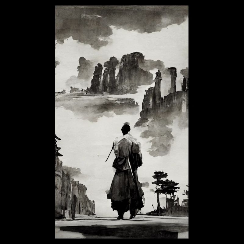 Samurai Japanisch Dunkel