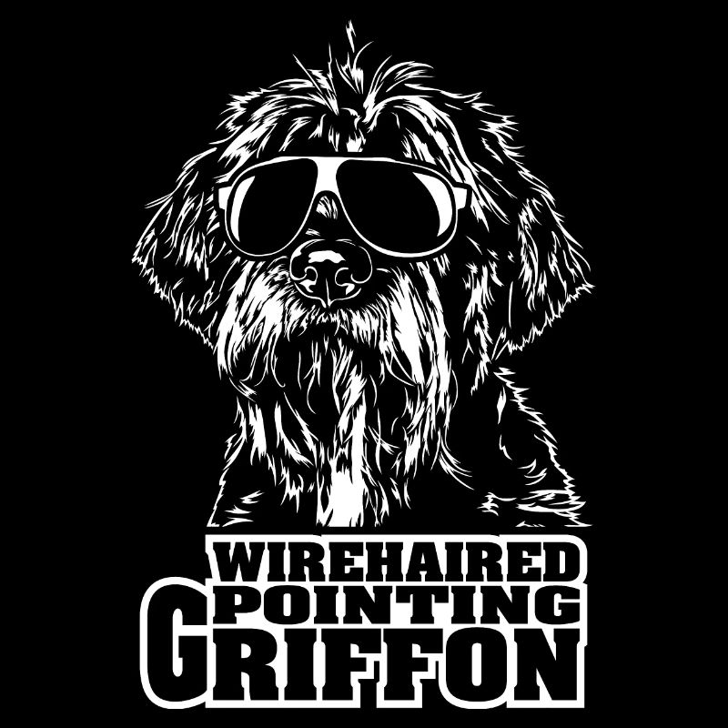 WIREHAIRED POINTING GRIFFON cool sunglasses dog