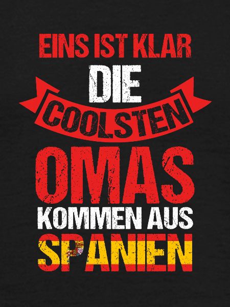 Spanier Oma Großmutter Spanien