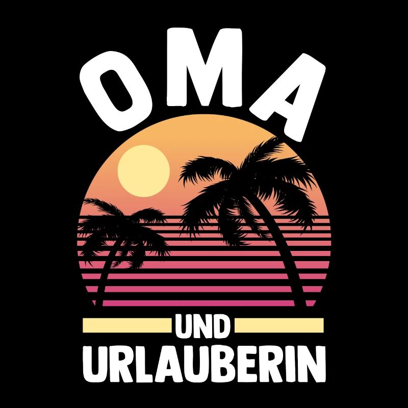 Urlaub Urlauberin Großmutter Oma
