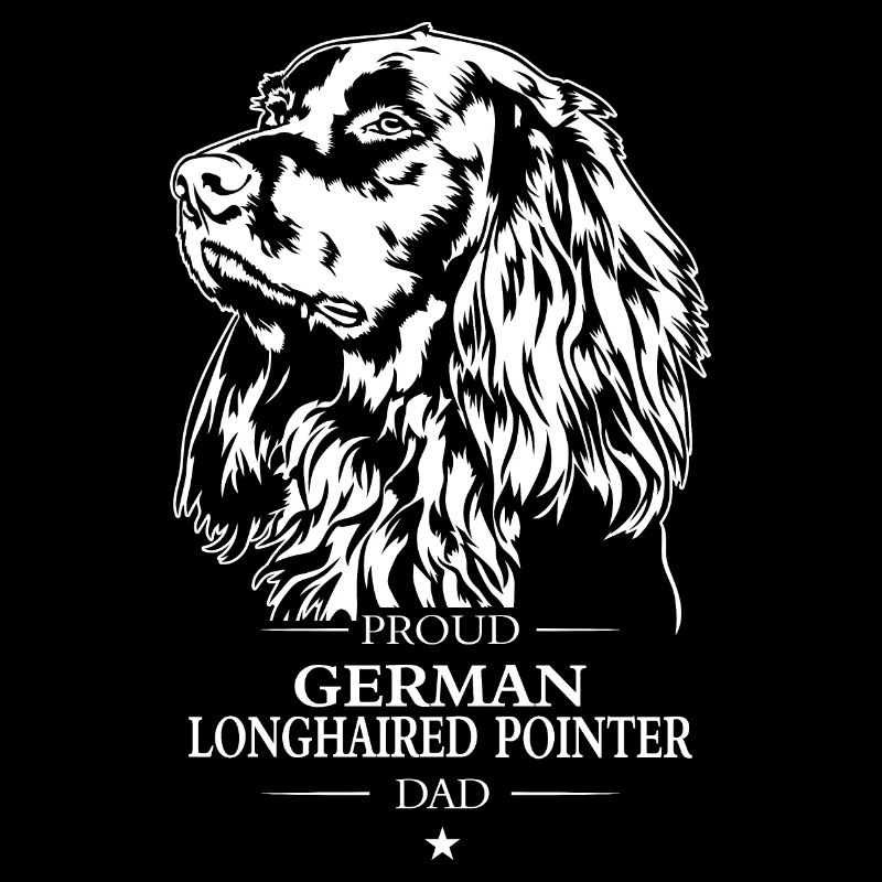 German Longhaired Pointer Dad Hunde Hund Wilsigns