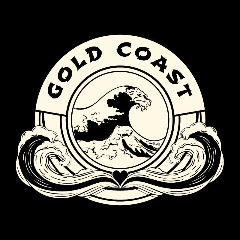 Gold Coast Australie Vagues de l’océan