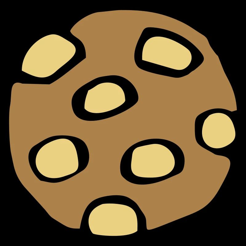 Biscuit with chocolate - cookie - bakery