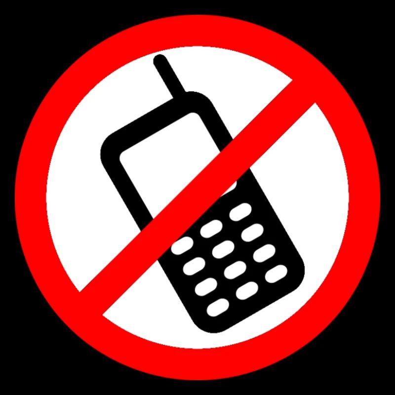 Mobile phone ban Switch off mobile phone