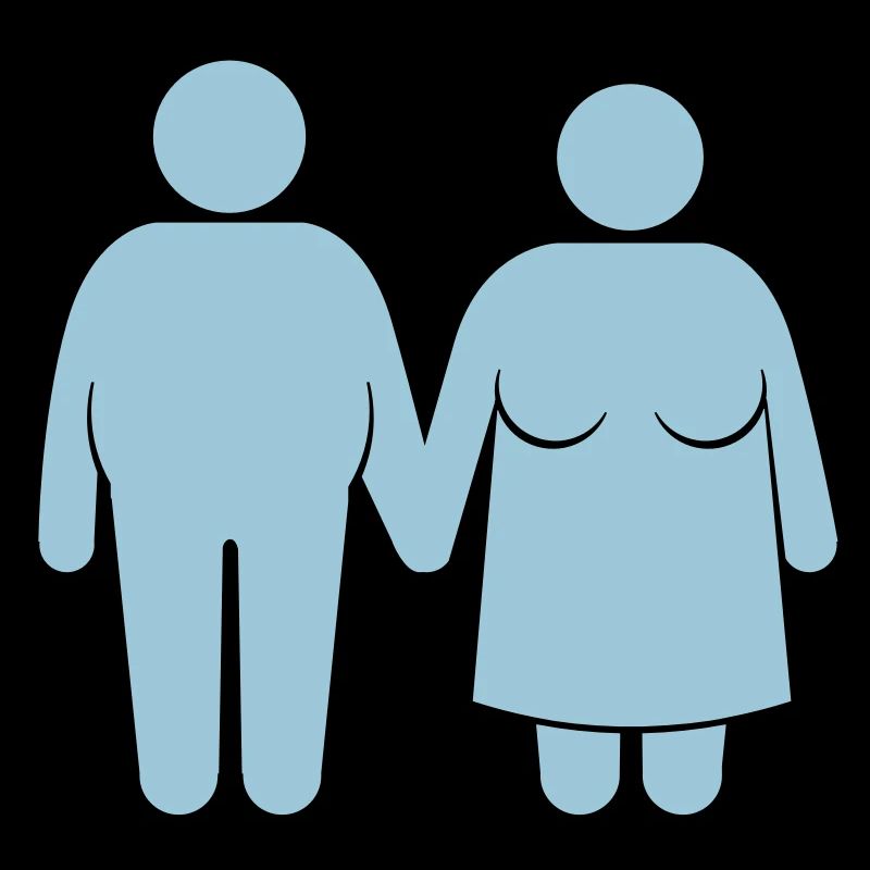 fat couple