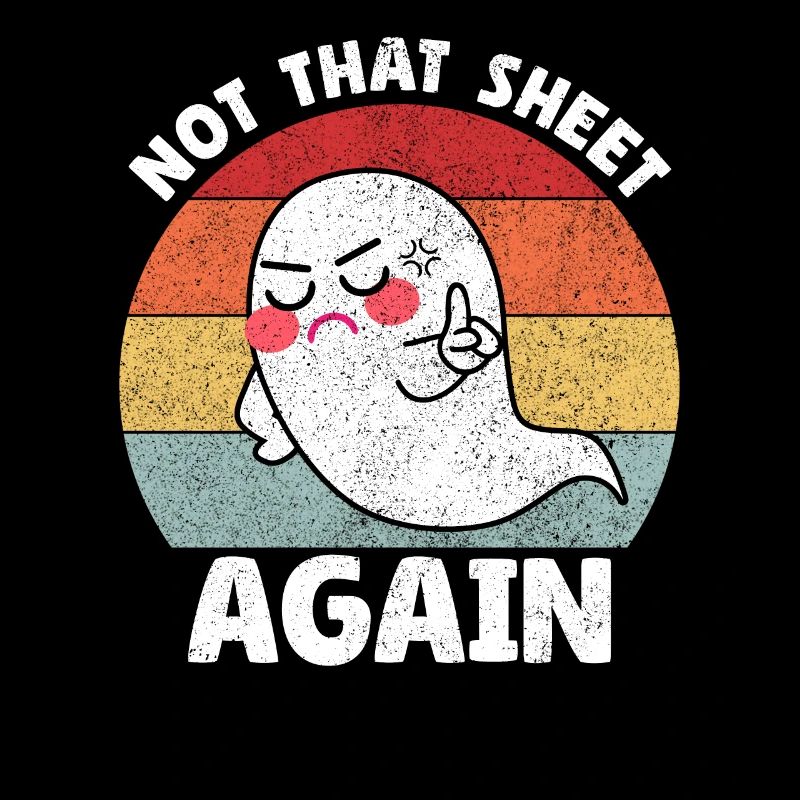 Femmes Pas ce drap à nouveau Ghost Retro Halloween