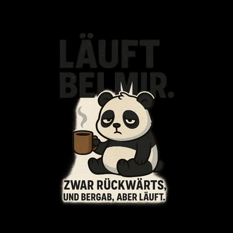 "Panda runs with me"