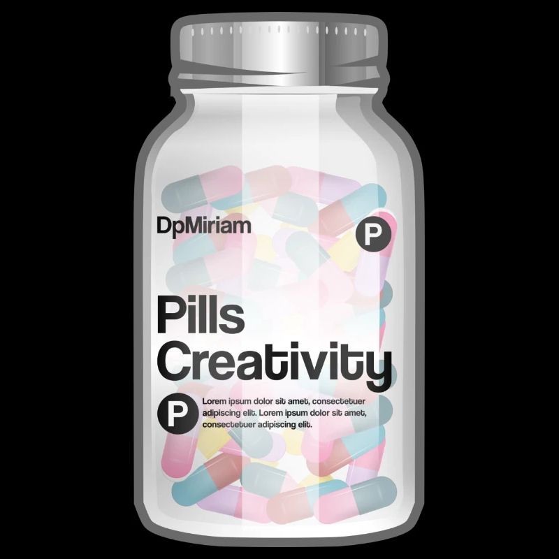 Pills Creativity bottle pills creativity idea