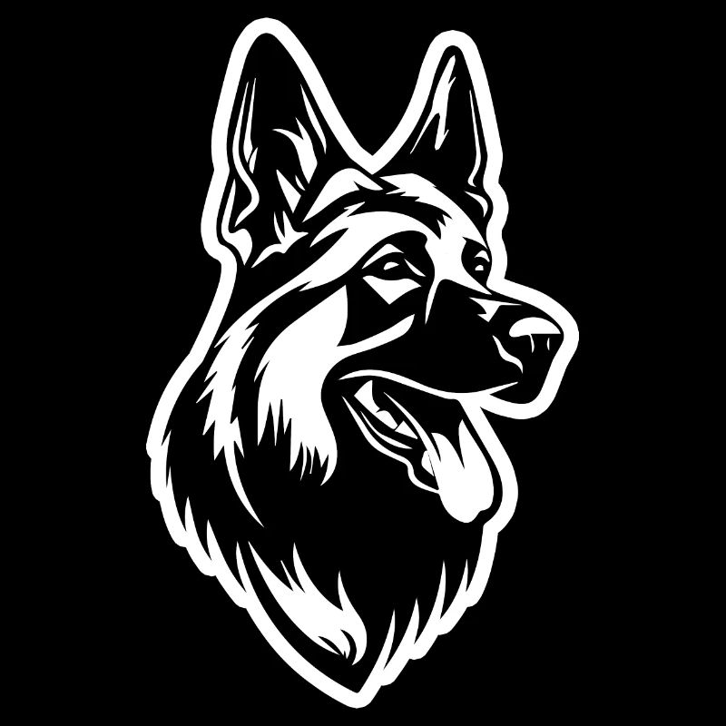 Schäferhund Hund Hundekopf
