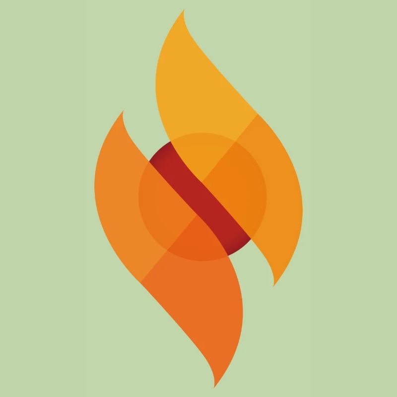 Flame, fire, dynamic design