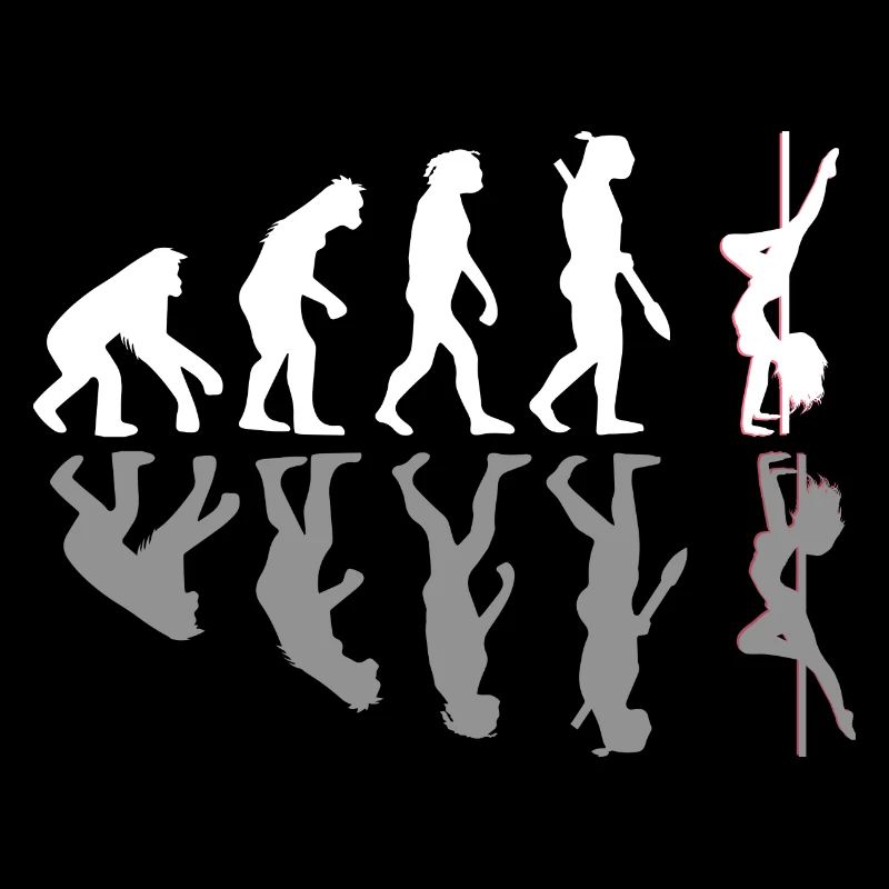 Pole Dance Evolution Geschenk Schatten