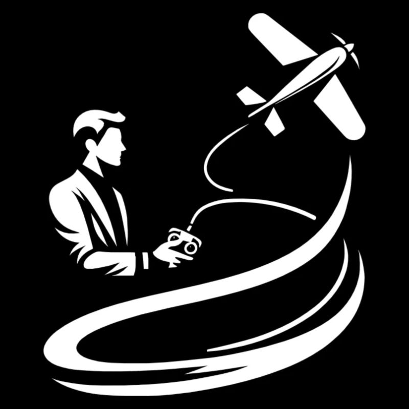 Flug mit dem ferngesteuerten Flieger