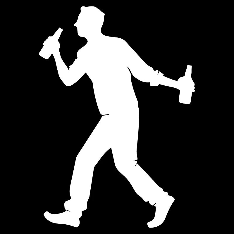 Drinking Party Silhouette