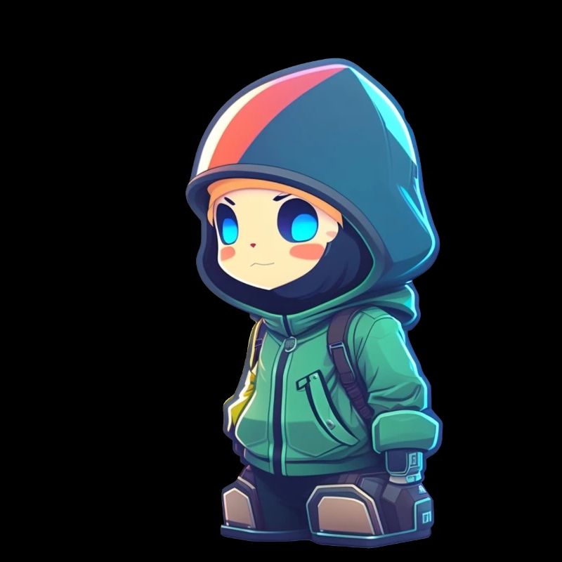 Cooler Cartoon-Hacker