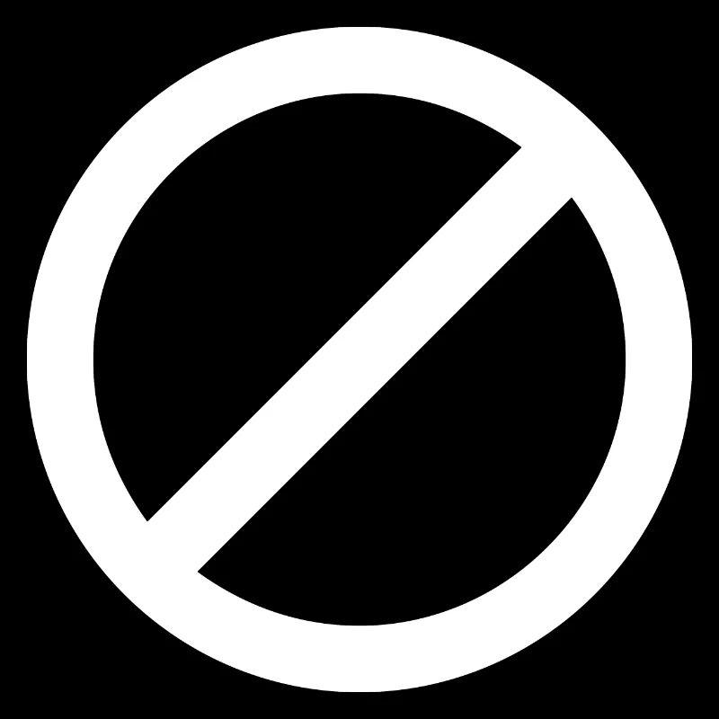 Stop | Symbol | Weiß | Geschenkidee