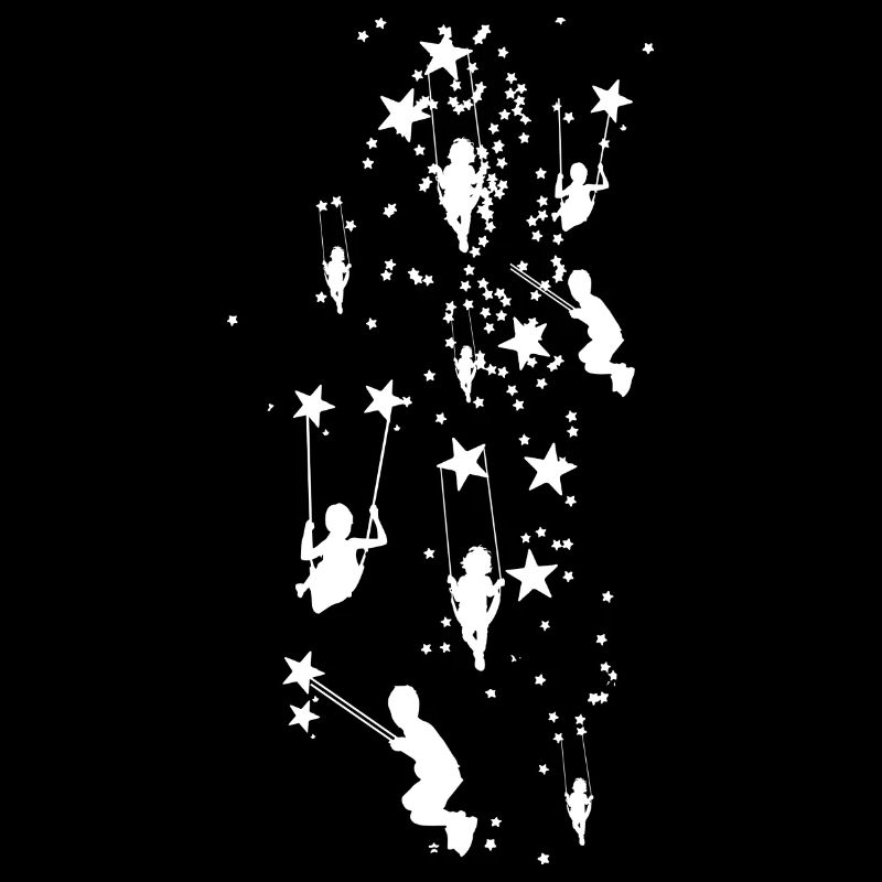 Stars, Drawing, Illustration,Swing,Swings