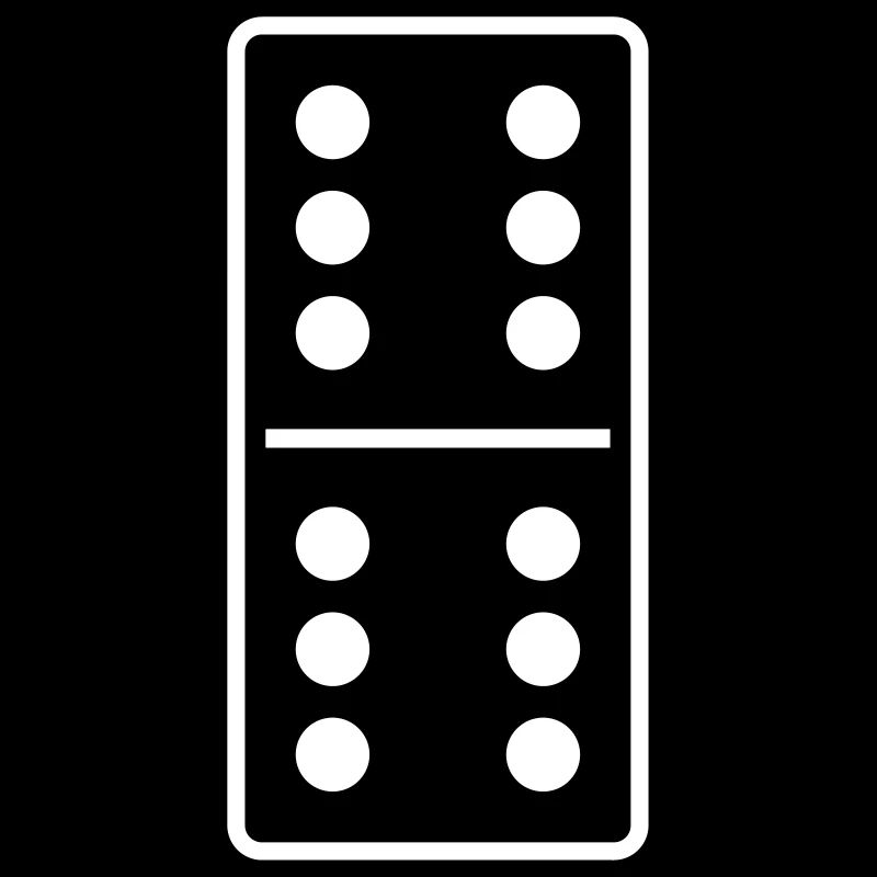 DOMINO STONE 6:6 - VARIABLE COLOR - VECTOR DESIGN!