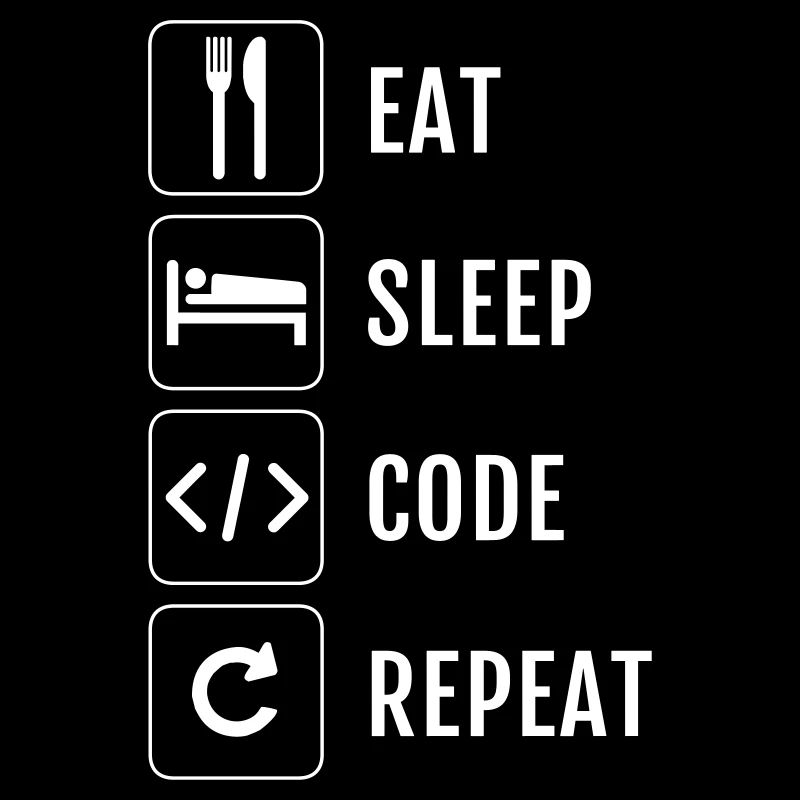 Nerd - Eat Sleep Code Repeat