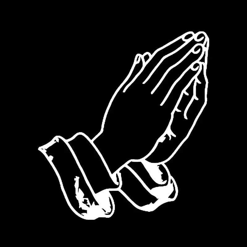 PRAY HANDS WHITE
