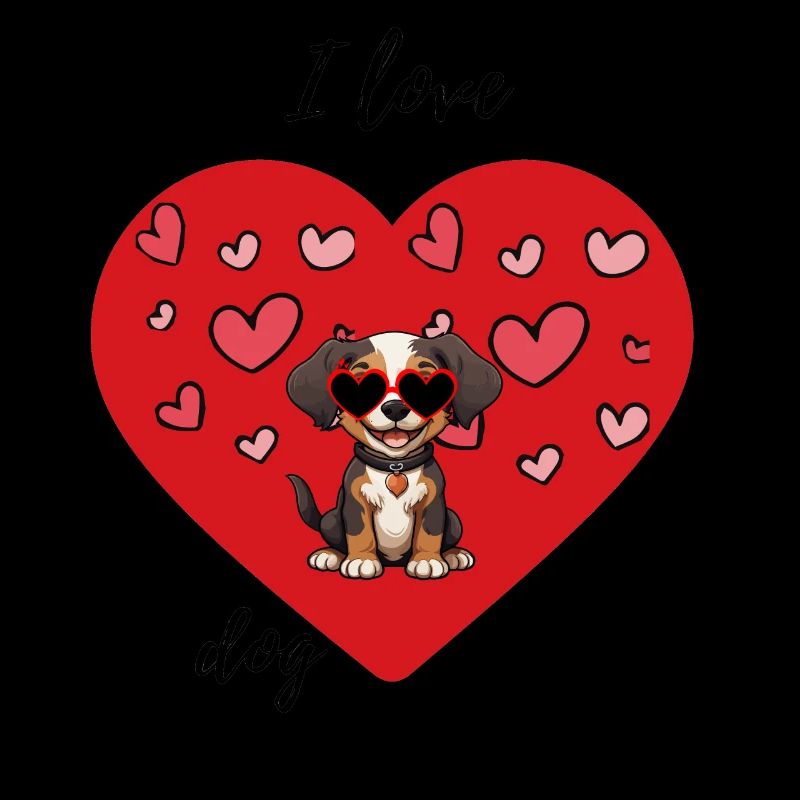 Chien de la Saint-Valentin