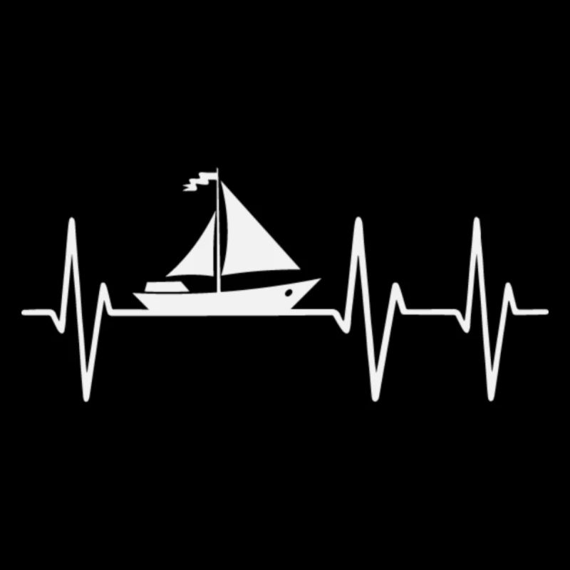 Segelboot Heartbeat Segelboot Segelboot