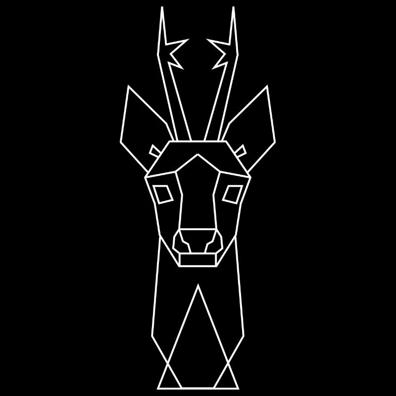 Timid roe deer
