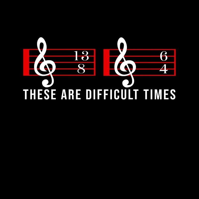 These Are Difficult Times Music Note Choire