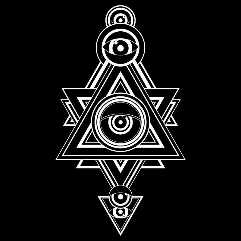 Pyramid Eye - Abstract Geometry