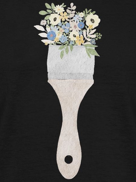 Pinsel-Blumenstrauß