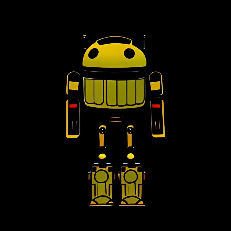 Android Mülleimer Roboter
