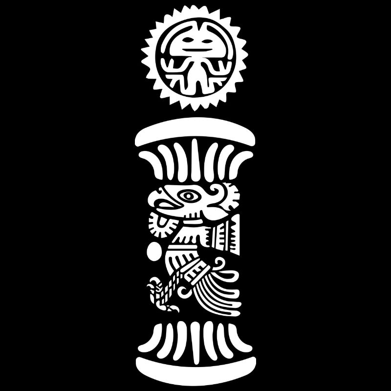 Silhouette Solar Totem