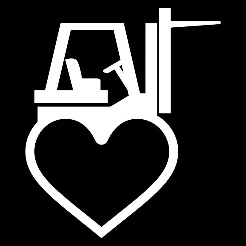 Heart forklift stacker