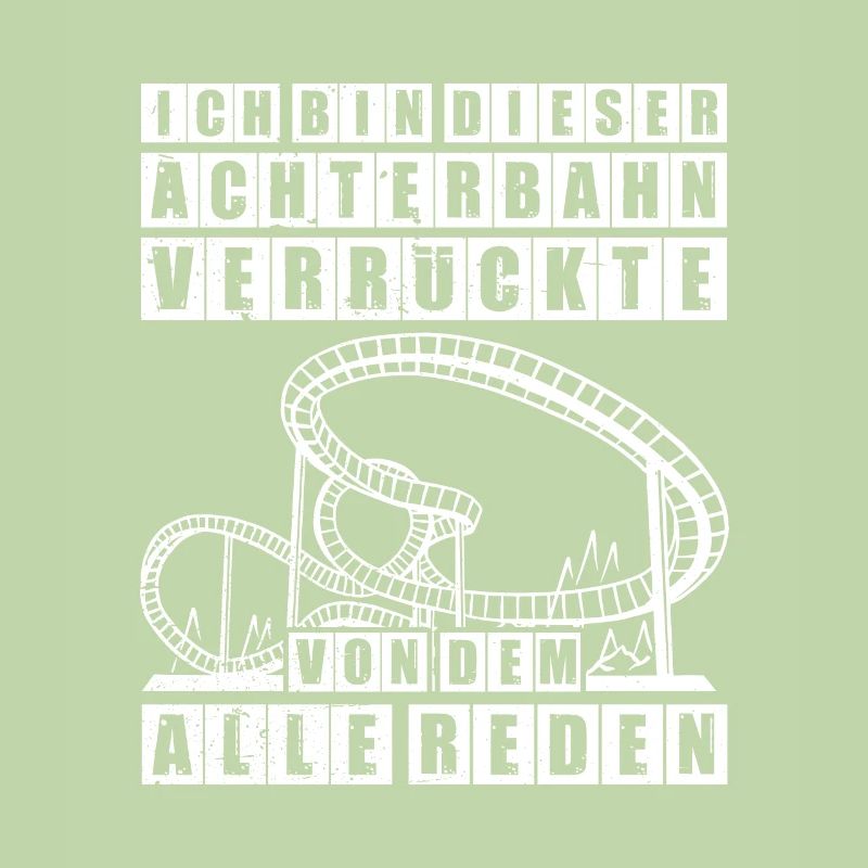 Achterbahn Verrückte Freizeitpark Rollercoaster