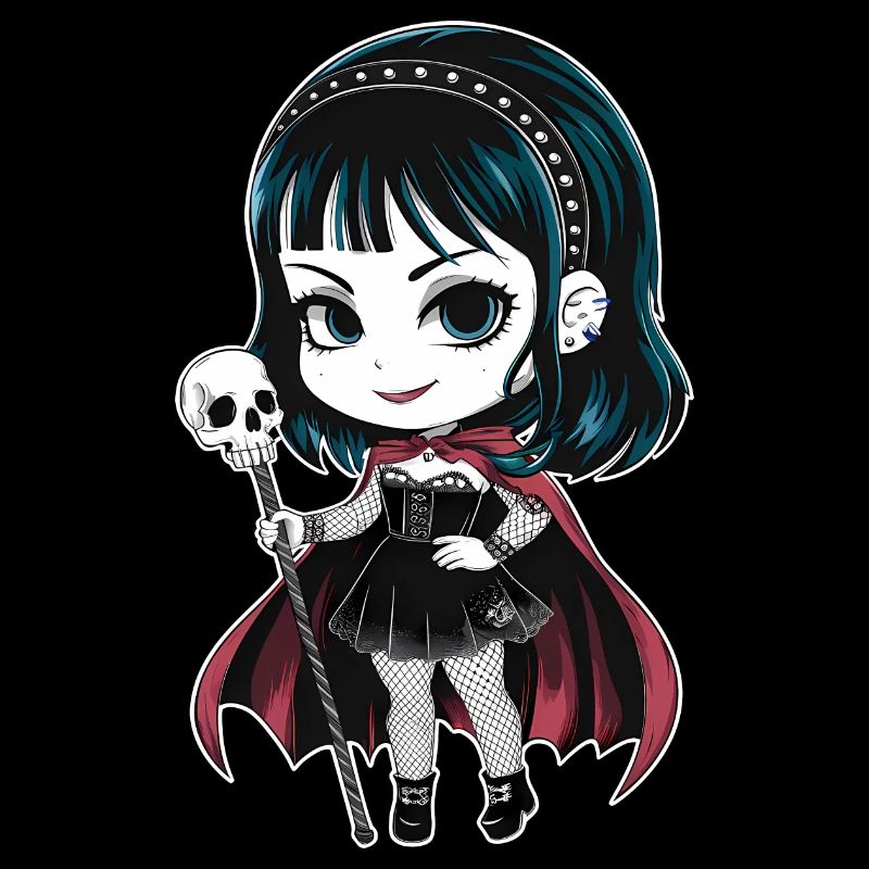 Chibi Goth Girl