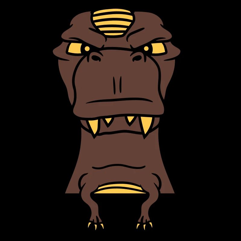 wall text box writing carnivore evil monster tyran