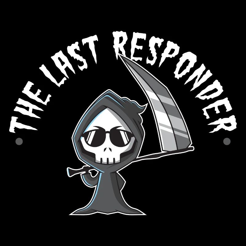 Funny Grim Reaper, The Last Responder, Goth Dark