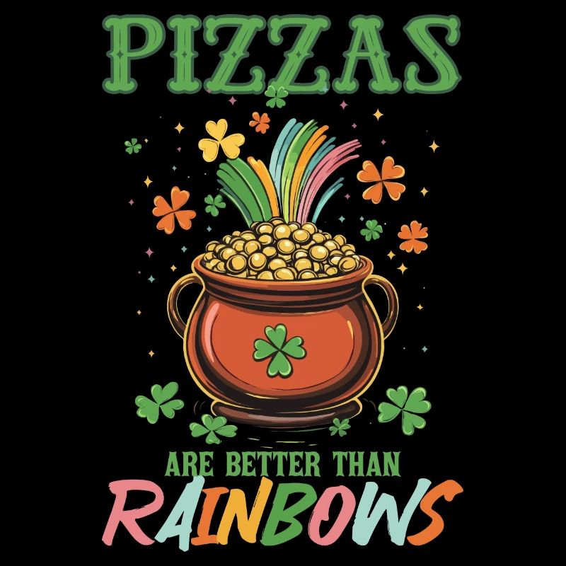 Les pizzas de la Saint-Patrick sont meilleures que les arcs-en-ciel