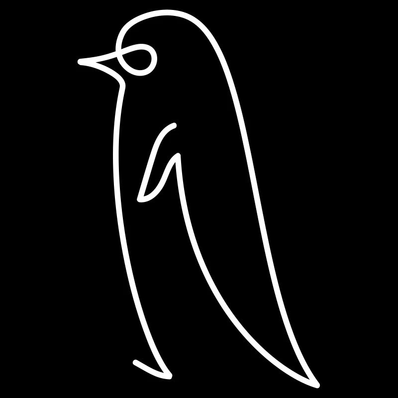 Pingouin abstrait