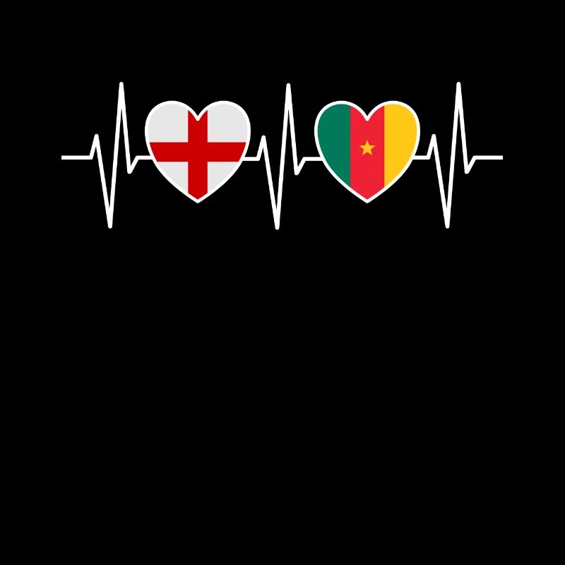 Angleterre et Cameroun Drapeaux du Cameroun