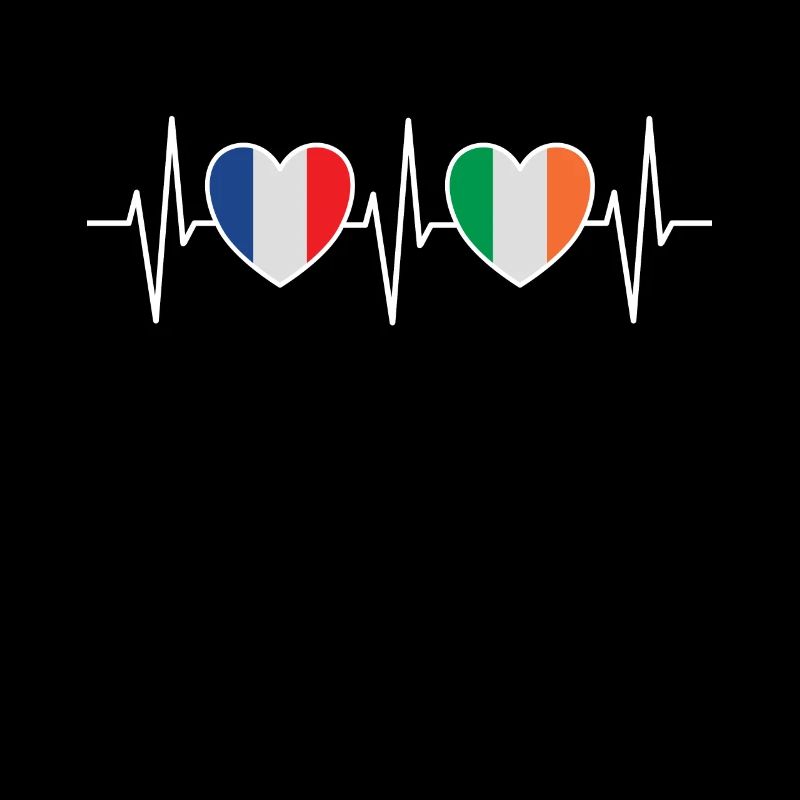 France and Ireland Irish flag Flags